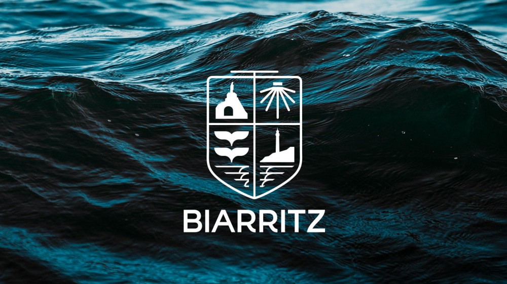 Nouvelle identité visuelle de la ville de Biarritz, par l'agence Inoxia